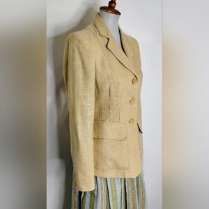 RETRO LINEN DKNY JACKET